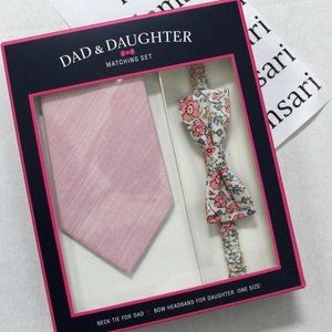 Dad & Daughter Neck Tie & Headband Set